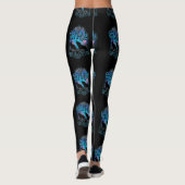 Gewoon een meisje dat van wolven houdt leggings (Achterkant)