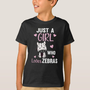 Gewoon een meisje dat van Zebras houdt - Sweet Zeb T-shirt