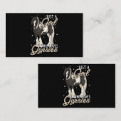 Gewoon een meisje dat van zigeuners houdt... een z visitekaartje (Voorkant / Achterkant)