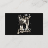 Gewoon een meisje dat van zigeuners houdt... een z visitekaartje (Voorkant)