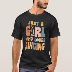 Gewoon een meisje dat van zingen houdt Zanger Cita T-shirt