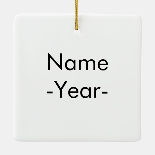 Gewoon een meisje dat van zweetjes houdt keramisch ornament (Achterkant)