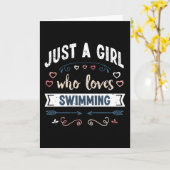 Gewoon een meisje dat van zwembroekjes houdt kaart (Gele Bloem)