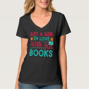 Gewoon Een Meisje Dat Verliefd Is Op Boeken Boeke T-shirt