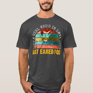 Gewoon een meisje dat verliefd is op een vleermuis t-shirt