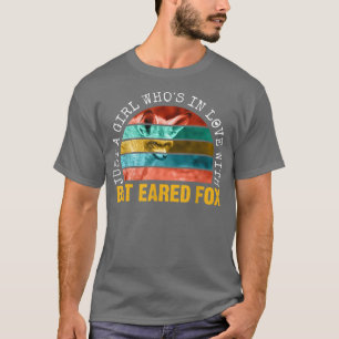 Gewoon een meisje dat verliefd is op een vleermuis t-shirt