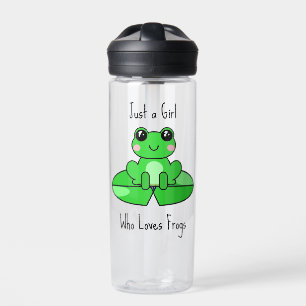 Gewoon een meisje dat vrienden leuk vindt waterfles