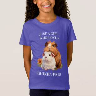 Gewoon een meisje die houdt van cavia's (vrienden) t-shirt