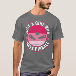 Gewoon een meisje die houdt van flipperkast t-shirt