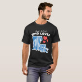 Gewoon een meisje die houdt van Louisiana schattig T-shirt (Voorkant volledig)
