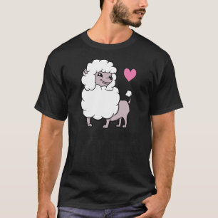 Gewoon een meisje die houdt van poedels grappige p t-shirt