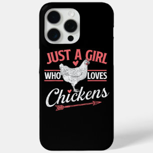 Gewoon een meisje die van kippen houdt - Chicken L iPhone 15 Pro Max Hoesje