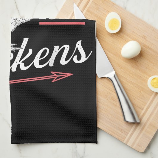 Gewoon een meisje die van kippen houdt - Chicken L Theedoek (Quarter Fold)