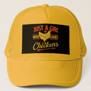Gewoon een meisje die van kippen houdt - Chicken L Trucker Pet
