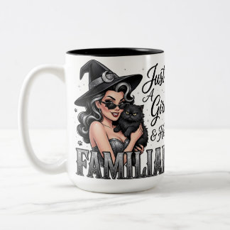Gewoon Een Meisje & Haar Gezel Tweekleurige Koffiemok