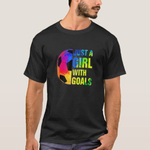 Gewoon een meisje met de Doelstellingen van de voe T-shirt