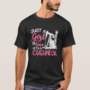 Gewoon een meisje verliefd op een ruwhals T-Shirt