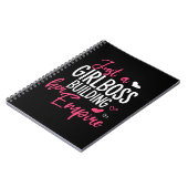 Gewoon een meisjesbaas die haar imperium bouwt, vr notitieboek (Linkerzijde)