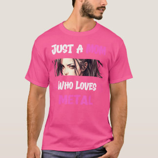 Gewoon een moeder die houdt van metal - Heavy Meta T-shirt