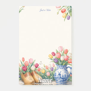 Gewoon een notitie Nederlandse tulpen en Delfts bl Post-it® Notes