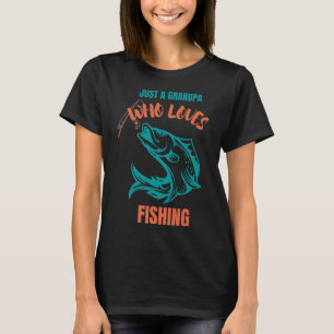 Gewoon een opa die van vissen houdt - Opa en oma-d T-shirt