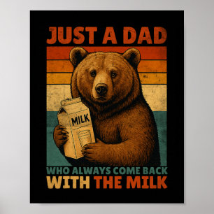 Gewoon een papa beer die altijd terugkomt met de m poster