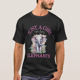 Gewoon een persoon die van olifanten houdt t-shirt