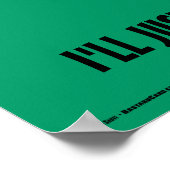 Gewoon een Poster van Beer Funny (Hoek)