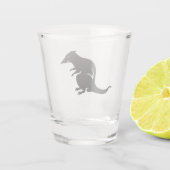 Gewoon een ritje shot glas (Achterkant)