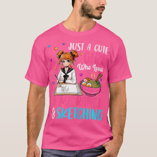 Gewoon een Schattige meisje dat houdt van Ramen sc T-shirt