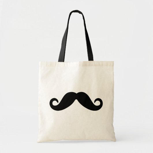 Gewoon een snor canvas tas (Voorkant)