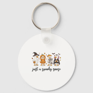 Gewoon een spookachtige gans grappige gans in Hall Sleutelhanger