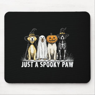 Gewoon een spookachtige Paw Labrador Retriever Hal Muismat
