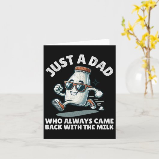 Gewoon een vader die altijd terugkwam met de melk  kaart (Gele Bloem)