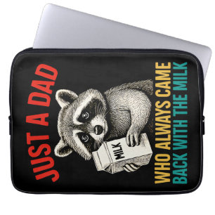 Gewoon een vader die altijd terugkwam met de melk laptop sleeve