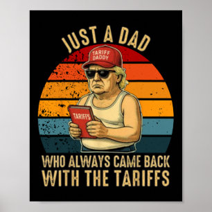 Gewoon een vader die altijd terugkwam met de tarie poster