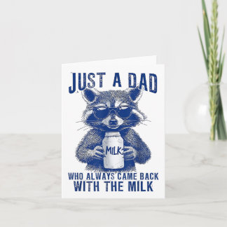 Gewoon een vader die altijd terugkwam met het melk kaart