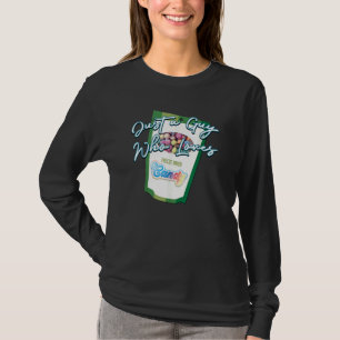 Gewoon een vent die bevroren gedroogde snoepjes le t-shirt
