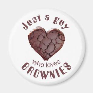 Gewoon een vent die van brownies magneet houdt