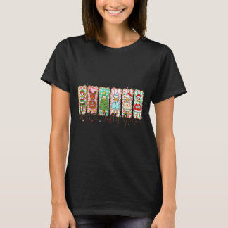 Gewoon een vrolijke gans Funny kerst Mannen Vrouwe T-shirt