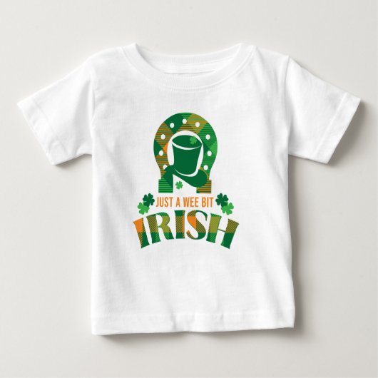 Gewoon een Wee Bit Irish Toddler T-shirt (Voorkant)