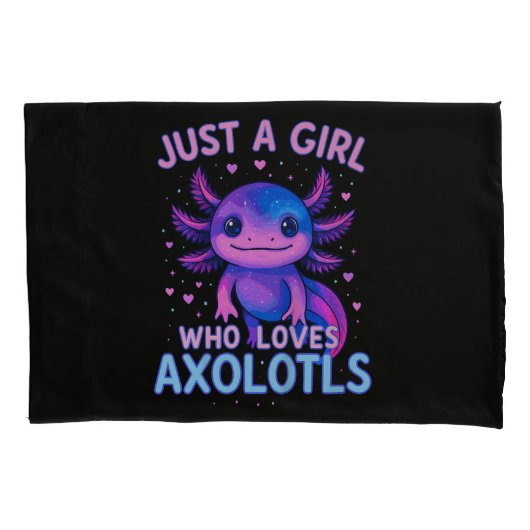 Gewoon een wie Axolotls liefheeft Kussensloop (Voorkant)