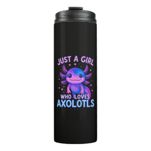 Gewoon een wie Axolotls liefheeft Thermosbeker