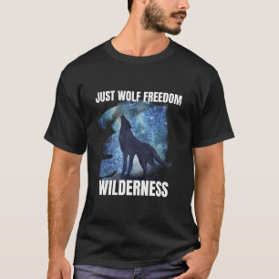 Gewoon een wilde wolf t-shirt