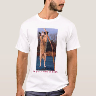 Gewoon een wolf in het hart. t-shirt