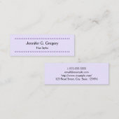 Gewoon & Eenvoudig Haar Stylist Visitekaartje (Voorkant / Achterkant)