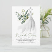 Gewoon Elegant Eucalyptus Greenery Vrijgezellenfee Kaart (Staand voorkant)