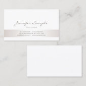 Gewoon Elegant Professional Modern Minimalist Visitekaartje (Voorkant / Achterkant)
