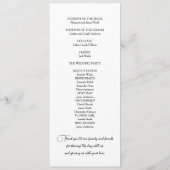 Gewoon elegante typografie Modern Programma (Achterkant)