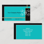 Gewoon elegante Visitekaartjes (Voorkant / Achterkant)